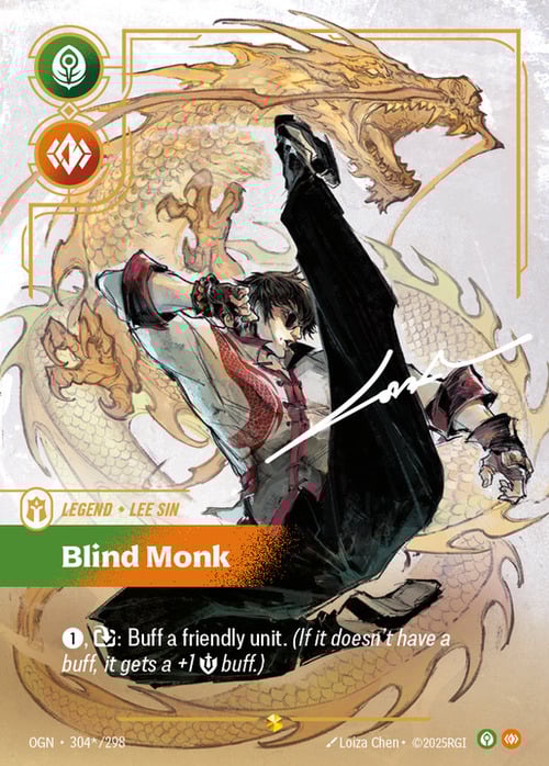 Lee Sin - Blind Monk Card Front