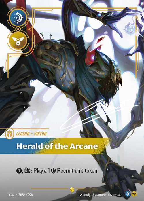 Viktor - Herald of the Arcane Card Front