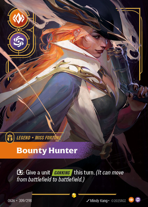 Miss Fortune - Bounty Hunter Card Front
