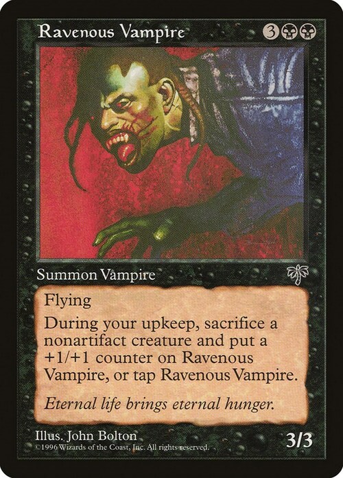 Vampiro voraz Frente