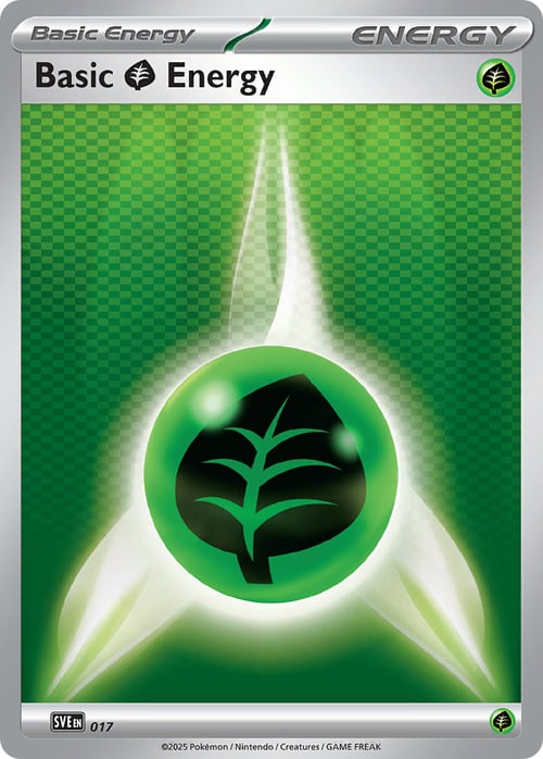 Basic Grass Energy Card Front