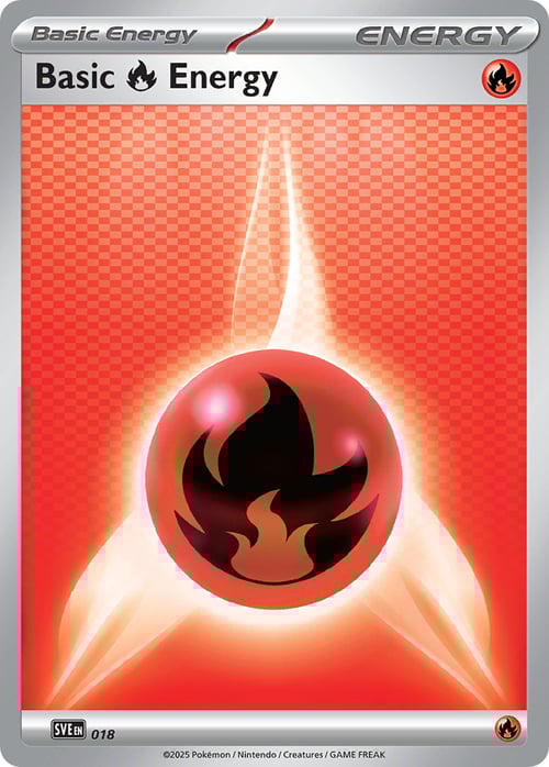 Basic Fire Energy Card Front