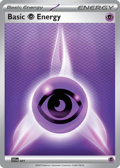 Basic Psychic Energy Card Front