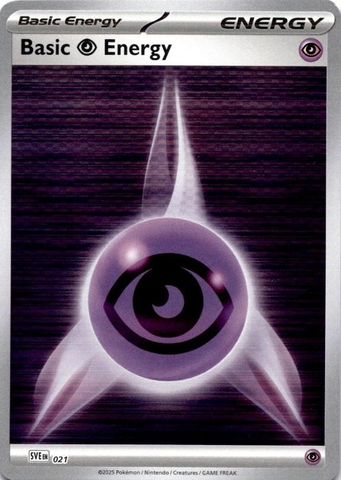 Basic Psychic Energy Card Front