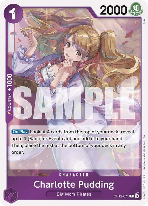 Charlotte Pudding Card Front