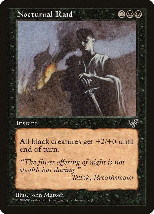 Nocturnal Raid Card Front