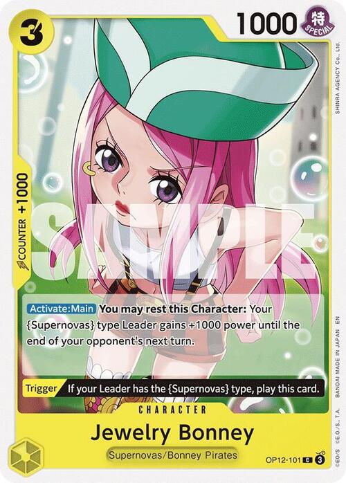Jewelry Bonney Card Front