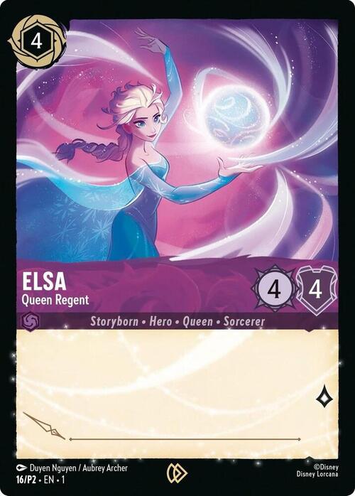 Elsa - Queen Regent Card Front