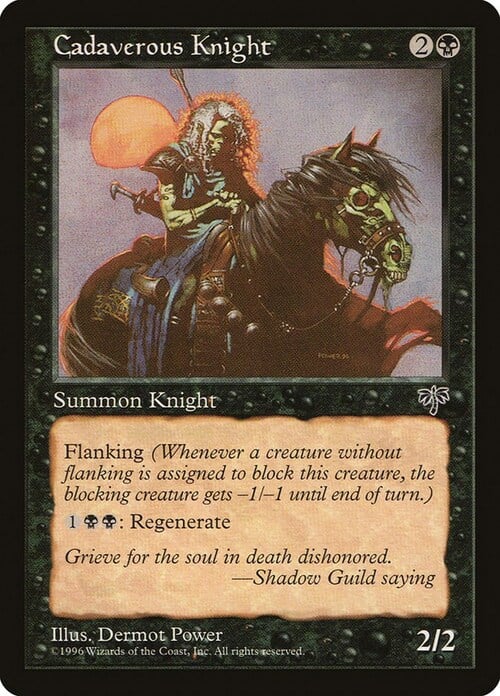 Cadaverous Knight Card Front