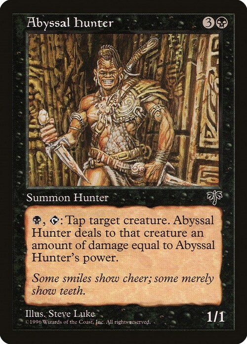Abyssal Hunter Card Front