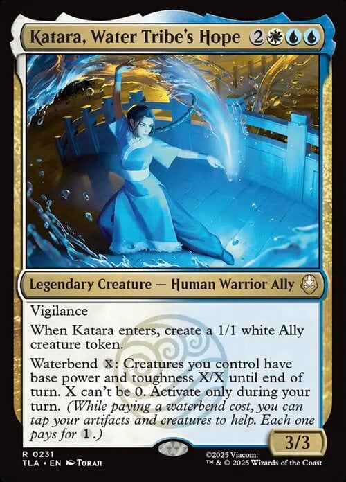 Katara, Water Tribe's Hope Card Front