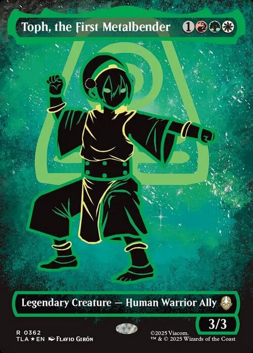 Toph, the First Metalbender Card Front