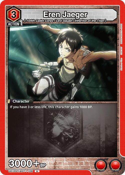 Eren Jaeger Card Front