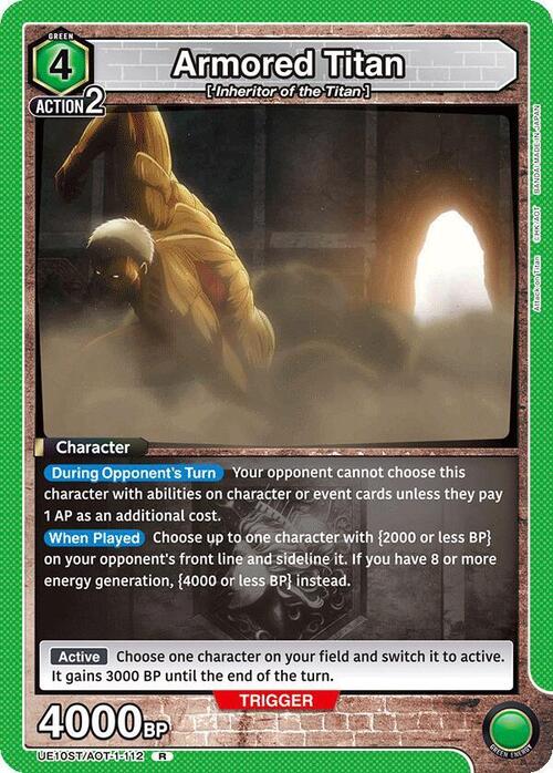 Armored Titan Card Front