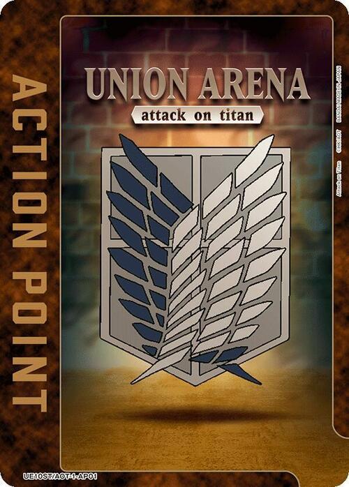 "Attack on Titan" Action Point Card Front