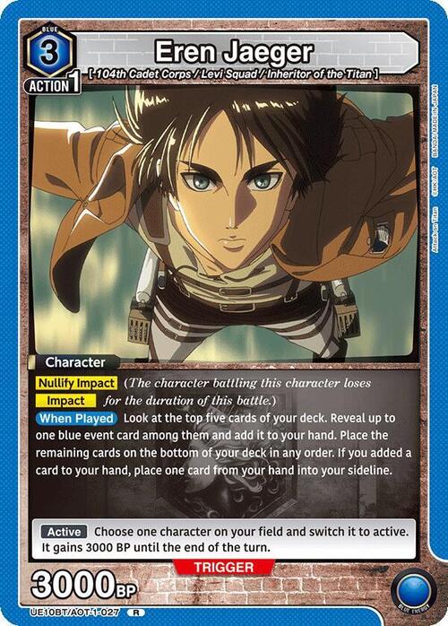 Eren Jaeger Card Front