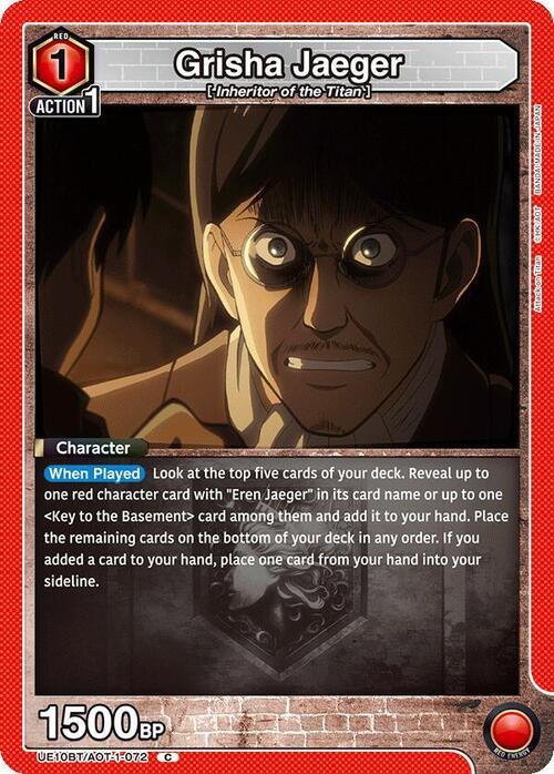Grisha Jaeger Card Front