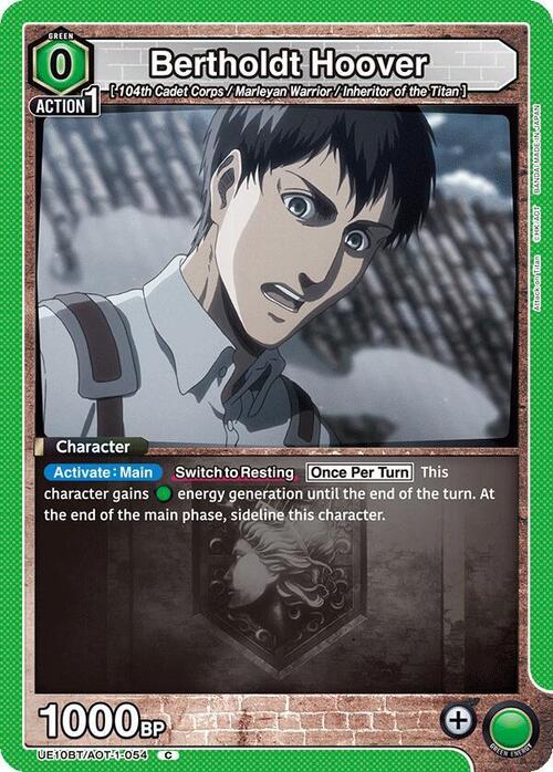 Bertholdt Hoover Card Front