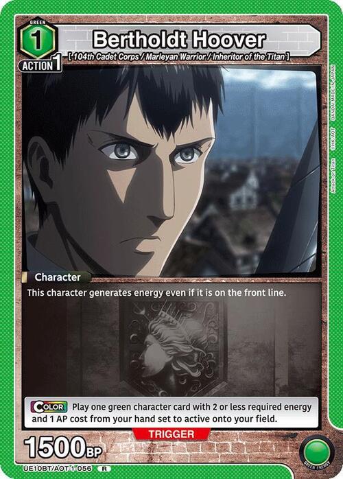 Bertholdt Hoover Card Front