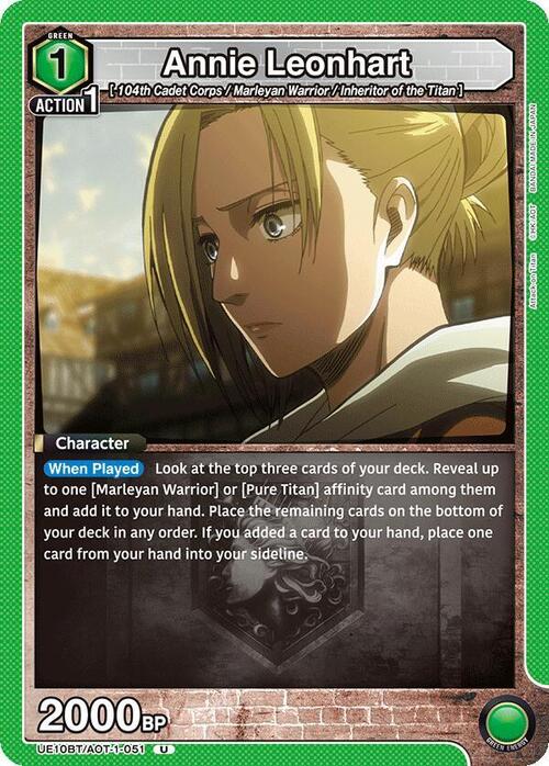 Annie Leonhart Card Front