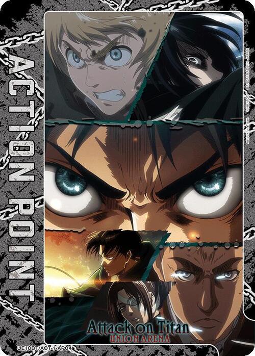 "Attack on Titan" Action Point Card Front