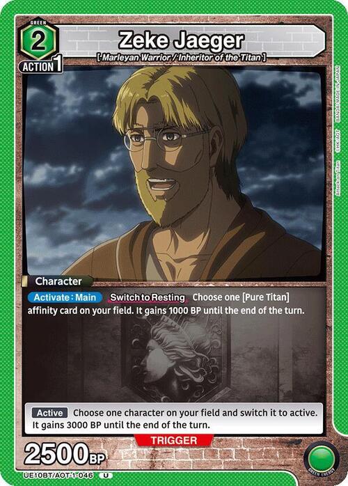Zeke Jaeger Card Front