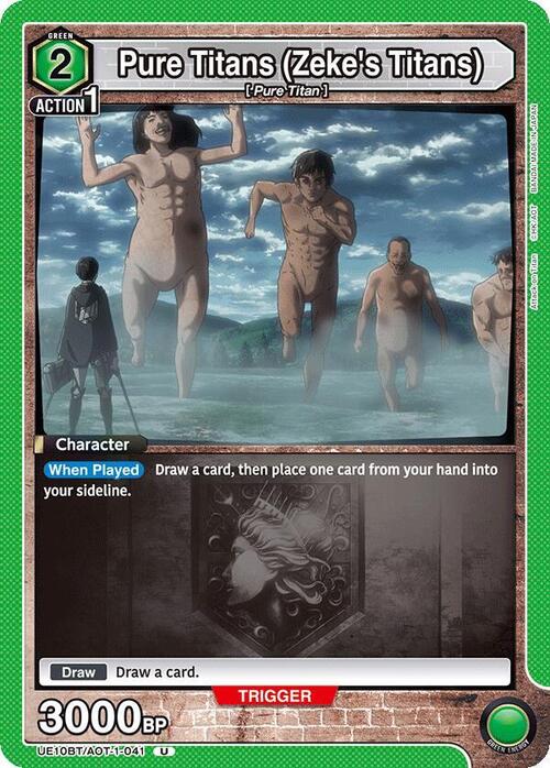 Pure Titans (Zeke's Titans) Card Front