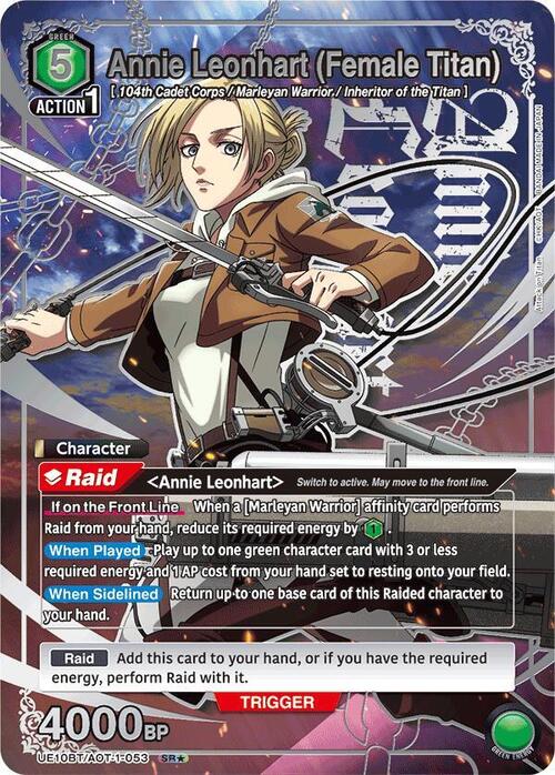 Annie Leonhart (Female Titan) Card Front