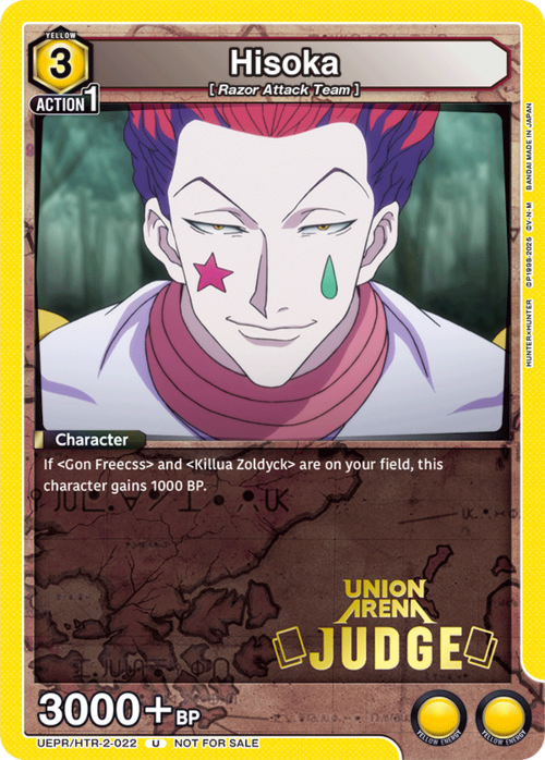Hisoka Card Front