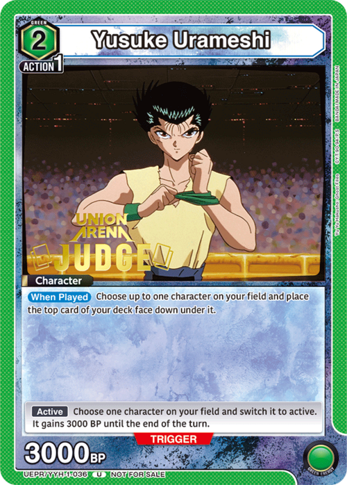 Yusuke Urameshi Card Front