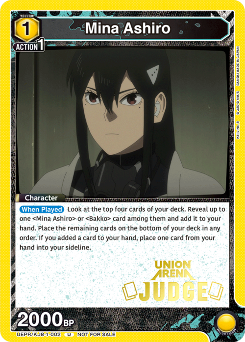 Mina Ashiro Card Front