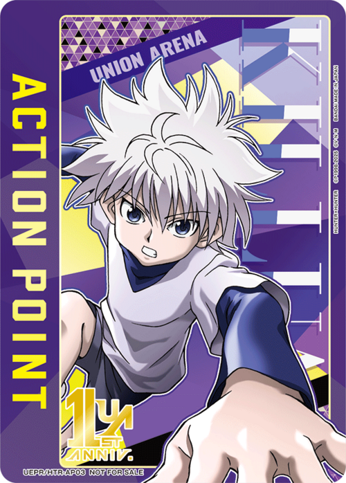 "Killua" Action Point Card Front