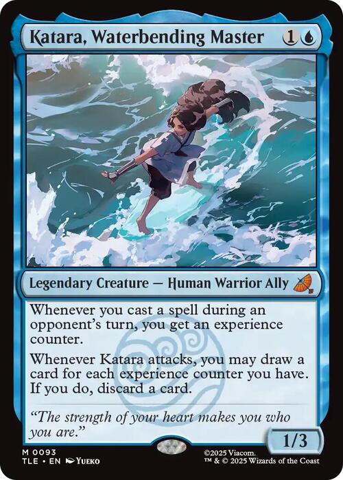 Katara, Waterbending Master Card Front