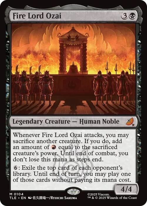 Fire Lord Ozai Card Front