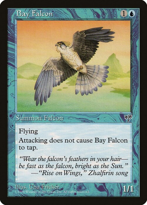 Falco della Baia Card Front