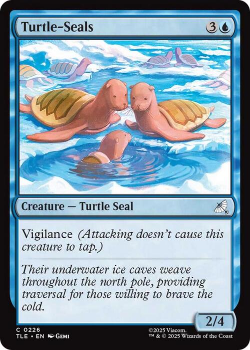 Turtle-Seals Card Front
