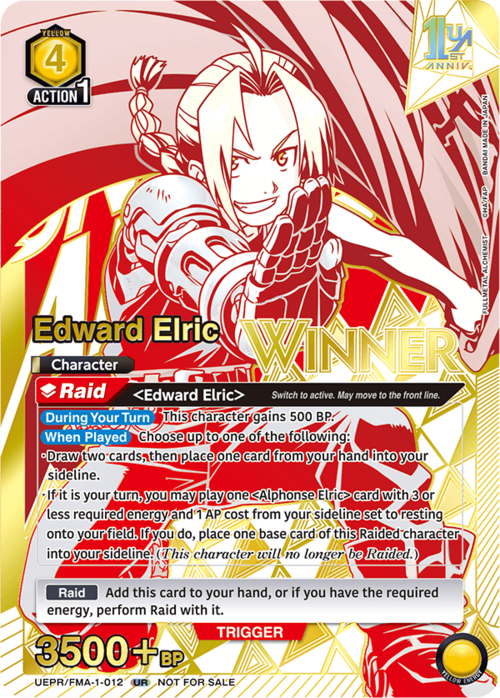 Edward Elric Card Front