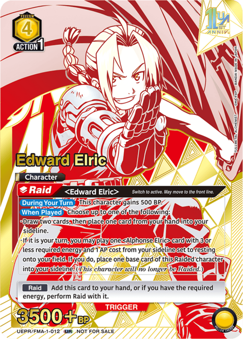 Edward Elric Card Front