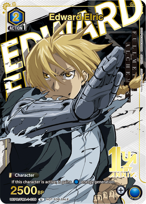 Edward Elric Card Front