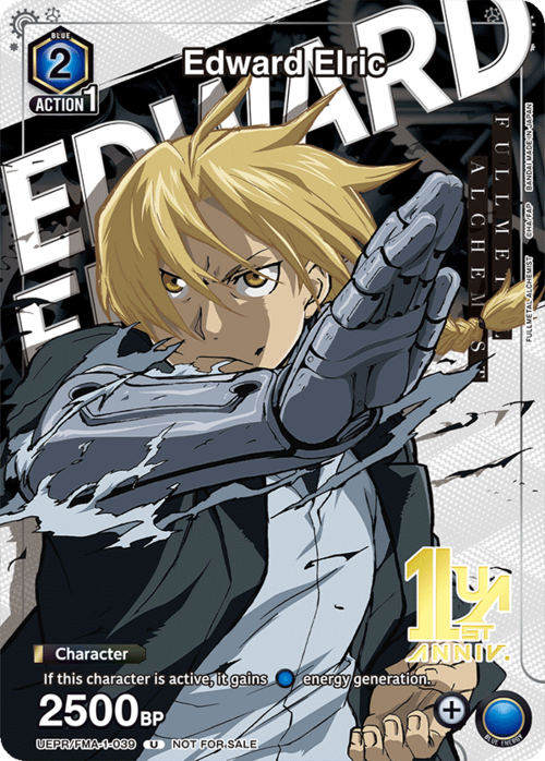 Edward Elric Card Front