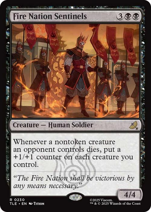 Fire Nation Sentinels Card Front