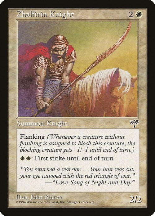 Zhalfirin Knight Card Front