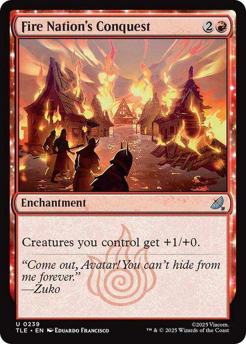 Fire Nation's Conquest Card Front