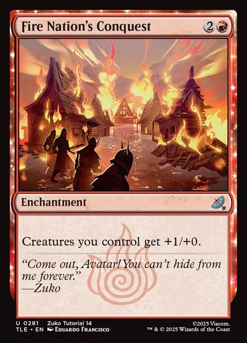 Fire Nation's Conquest Card Front