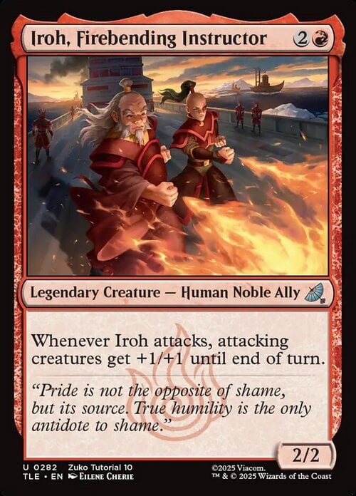 Iroh, Firebending Instructor Card Front
