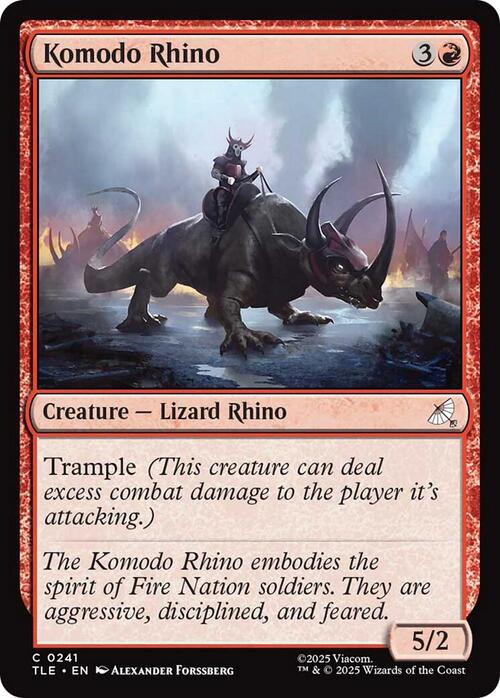 Komodo Rhino Card Front