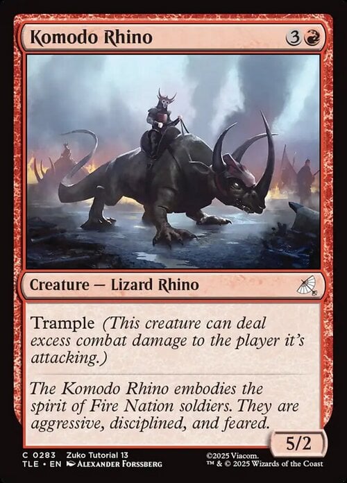 Komodo Rhino Card Front