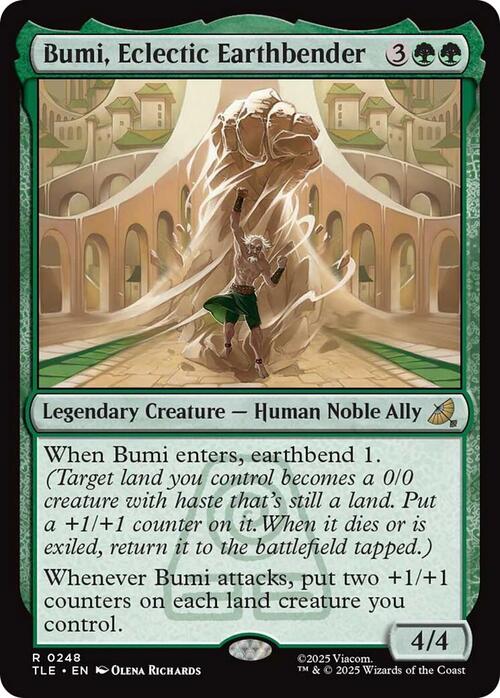 Bumi, Eclectic Earthbender Card Front