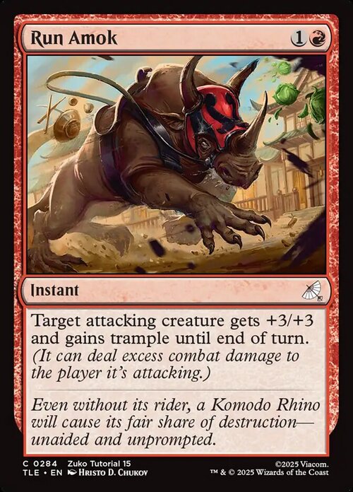Run Amok Card Front