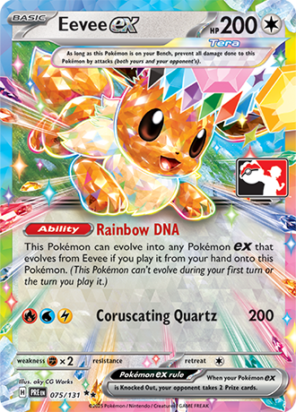 Eevee ex Card Front